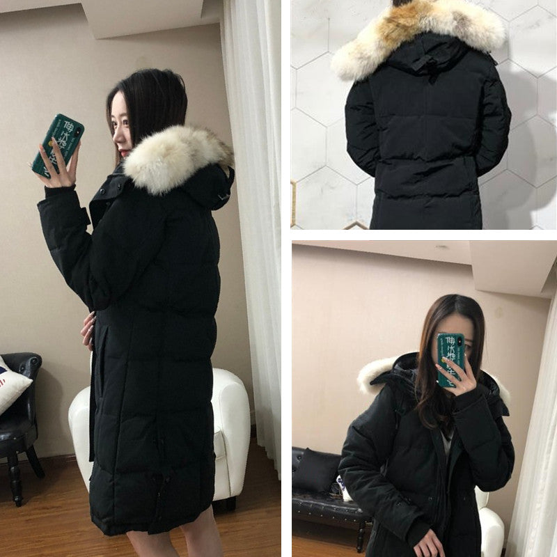 Winter Down jakcet top qulaity Outerwear parka Big real wolf Fur Hooded Women Coat doudoune femme jackets women&#039;s Clothes Plus Size coats