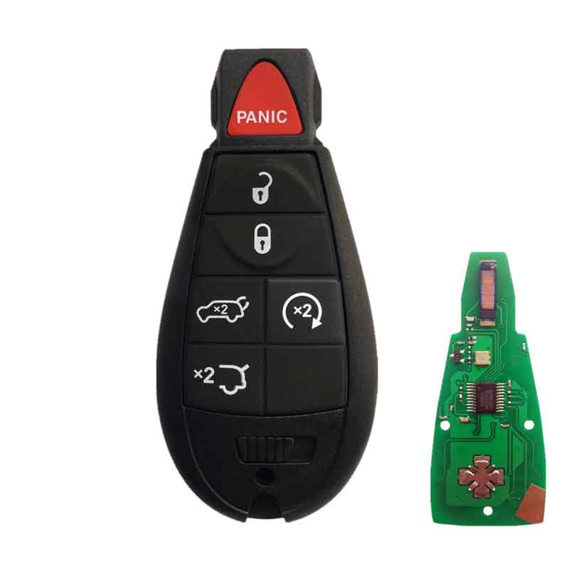 433MHz 6Button Remote Car Key Fob for M3N5WY783X 46 Chip
