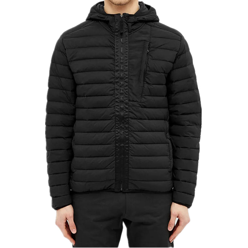 Men&#039;s Down Parkas vogue Slim fit overcoat Hooded style warm sports coat Tight fitting Outerwear light jacket European and American fashion bran