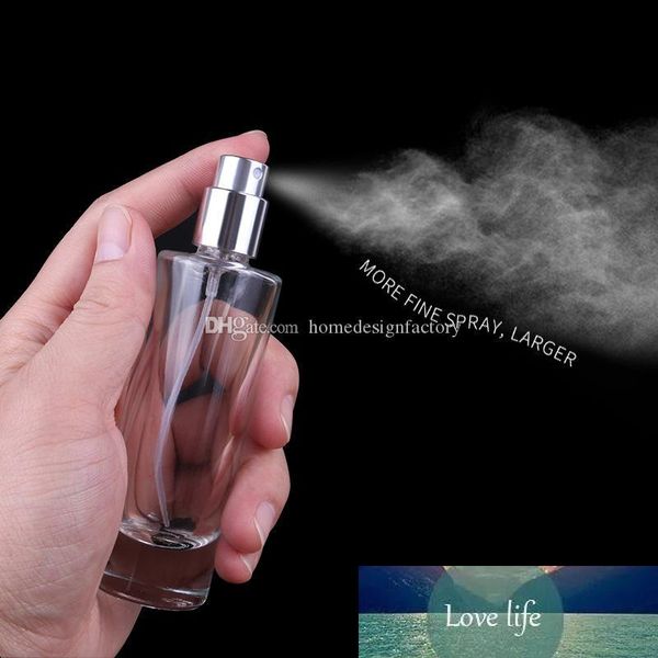 35ML Refillable Perfume Spray Bottle Transparent Glass Spray Atomizer Portable Travel Cosmetic Container