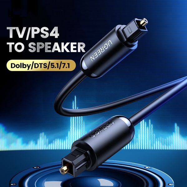 High Quality Digital Optical Audio Cable Toslink 1m 1.5m 2m 3m Black Spdif Coaxial Cable for PS4 XBOX TV Speaker Projector