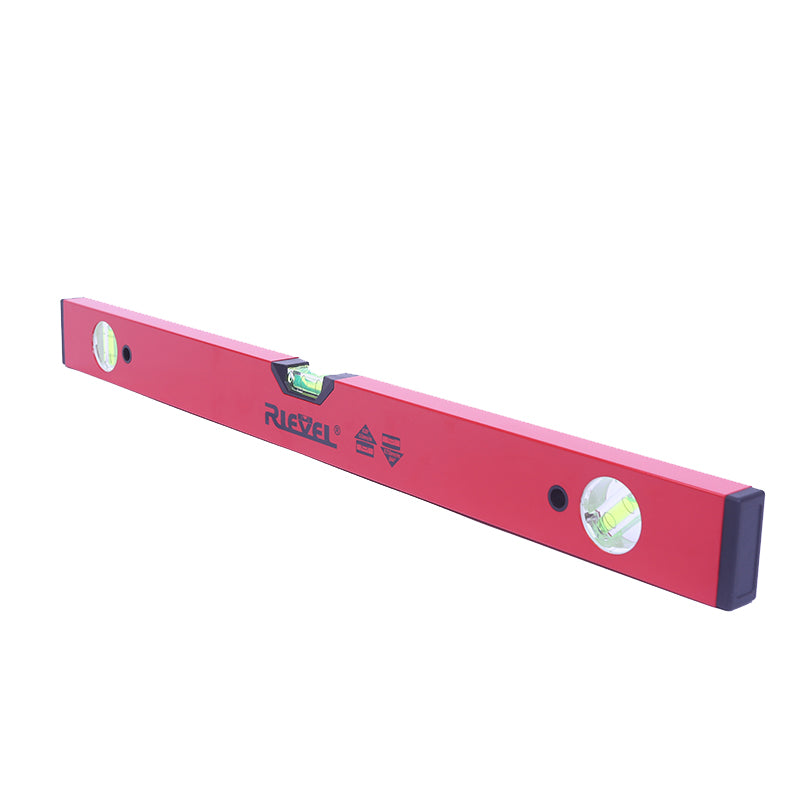 Level household multifunctional 40cm measuring ruler 3 level bubble box spraying with magnetic aluminum with top view function