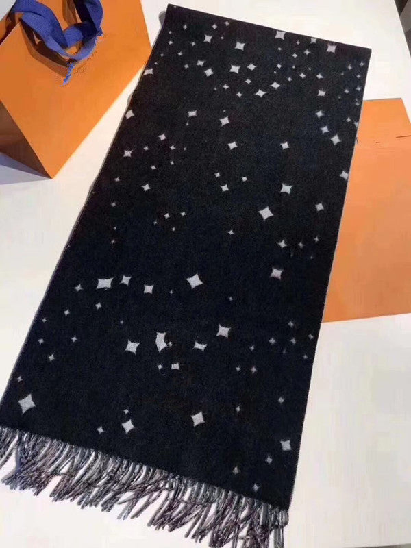 Silk Scarves 4 Season Scarf Man Women Shawl Long Neck 4 Leaf Clover Scarf 4 Color Highly Quality