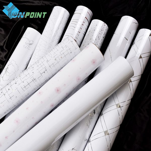Paint Glossy Cupboard Wardrobe Wallpaper Decals PVC Self Adhesive Wall Sticker For Kitchen Waterproof Sticky Note Home Decor LJ201128