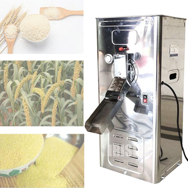 Free shipping Agricultural rice milling machine millet rice scourer machine Polishing machine grain huller electric corn husker180kg-h