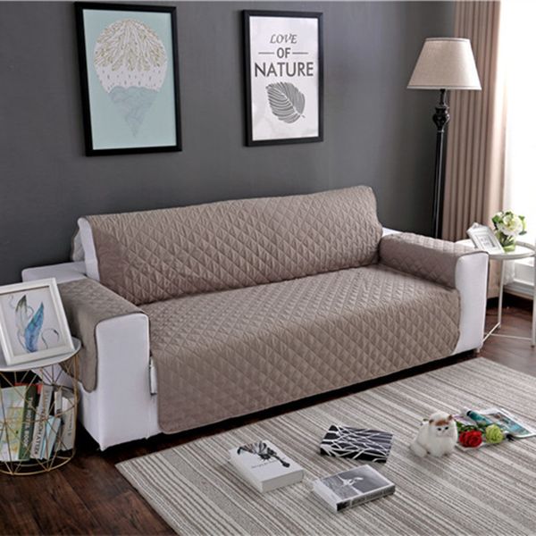 Waterproof Sofa Cover Removable Pet Dog Kid Mat Armchair Furniture Protector Washable Armrest Couch Covers Slipcovers 1-2-3 Seat 201119