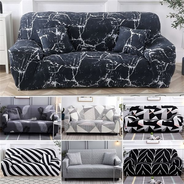 New Elastic Cover for Sofa Living Room Couch Cover Stretch Sofa Slipcover Furniture Canape Elastic Sofa Cover Cotton 201222