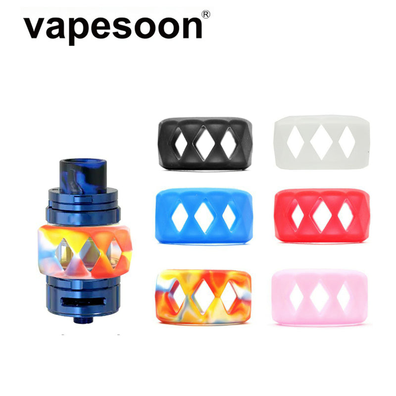 Electronic Cigarettes Bulb Glass Protective Silicone Atomizer Decorative Cover Shield Vape Band Ring for Bubble Tube TF TFV9 TFV18 MINI Tank iTank e
