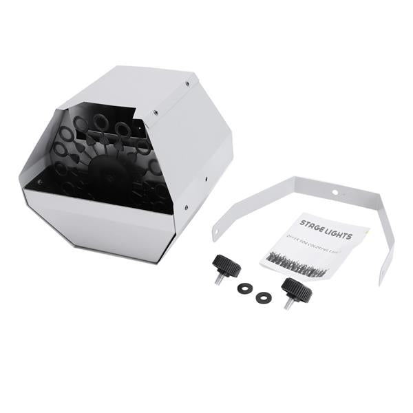 Fresh Design 30W AC 110V Automatic Fog&Bubble Machine Mini ultra durability For Wedding-Bar-Party- Stage Show Silver