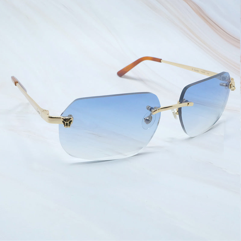 Panther Tint Sunglasses Fashion Sunglasses Designer Carter Sun Glasses Summer Rimless Glasses Women and Mens Brand Eyewearwomen sunglasses