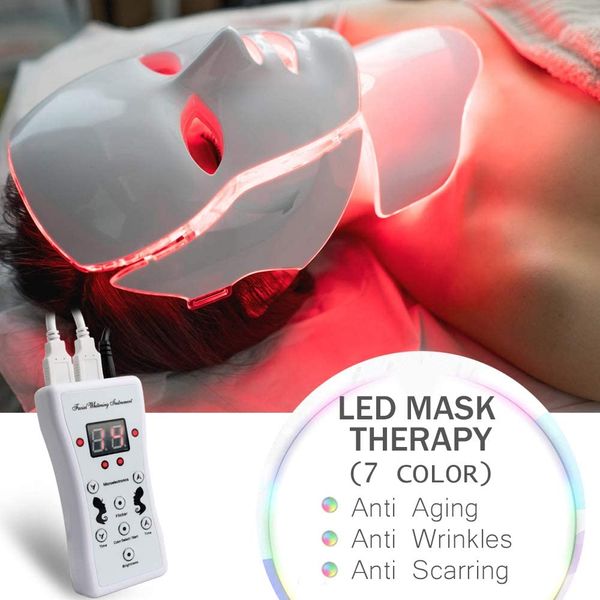 7 Color Pdt Electrical Led Facial Mask Light Therapy - Led Light Therapy Mask