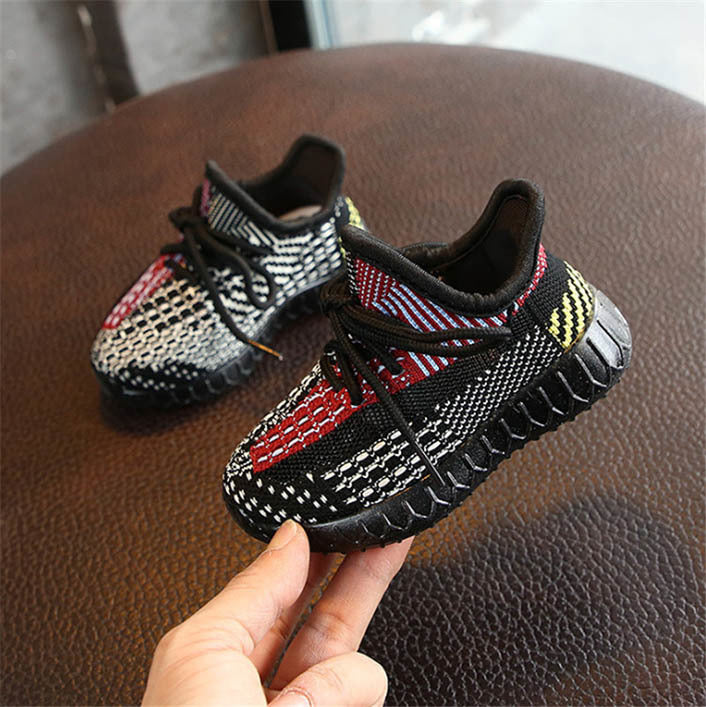 New Baby Spring Shoes Knitted Breathable Toddler Boy Girl Shoes Soft Comfortable Infant Sneaker Brand Child Shoes