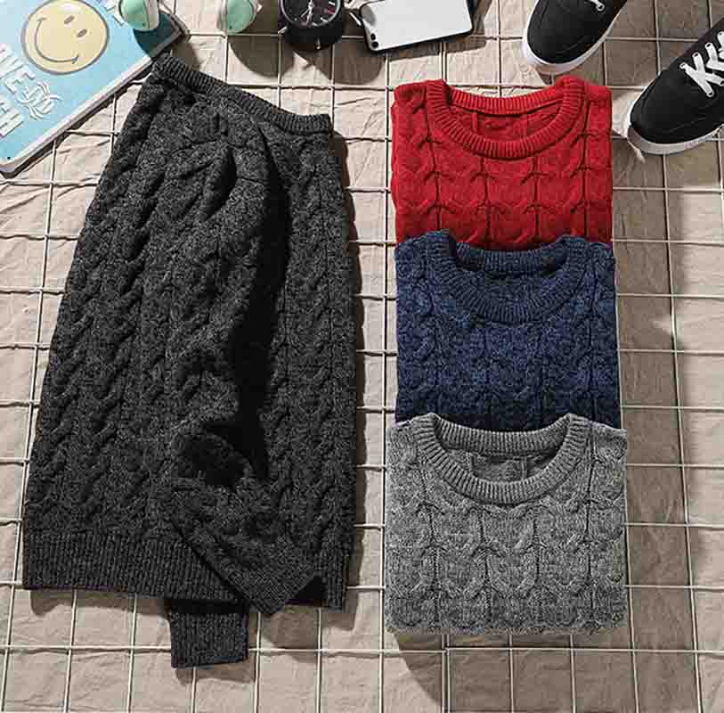 HBP Men&#039;s Sweater Spring Fashion New Men Knitted Sweaters Stylish Male Pullover Hoodie Men Sweatershirt 4 Colors Size M-3XL