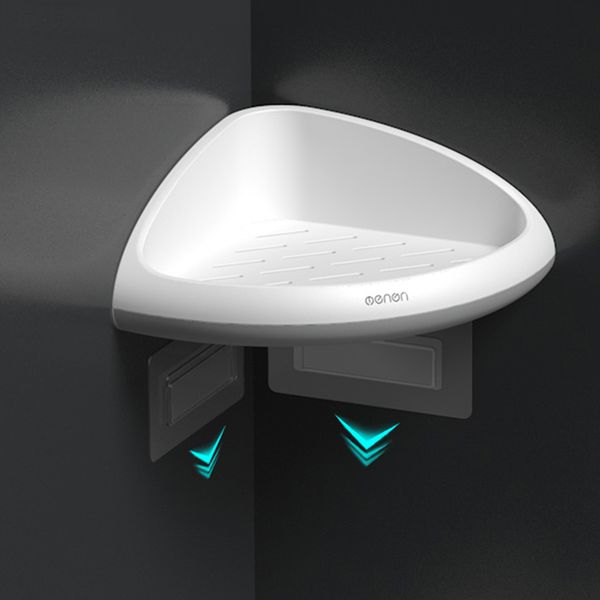 Baispo Corner Shower Shelf Bathroom Shampoo Shower Shelf Holder Kitchen Storage Rack Organizer Wall-Mounted Bathroom Accessories LJ201204