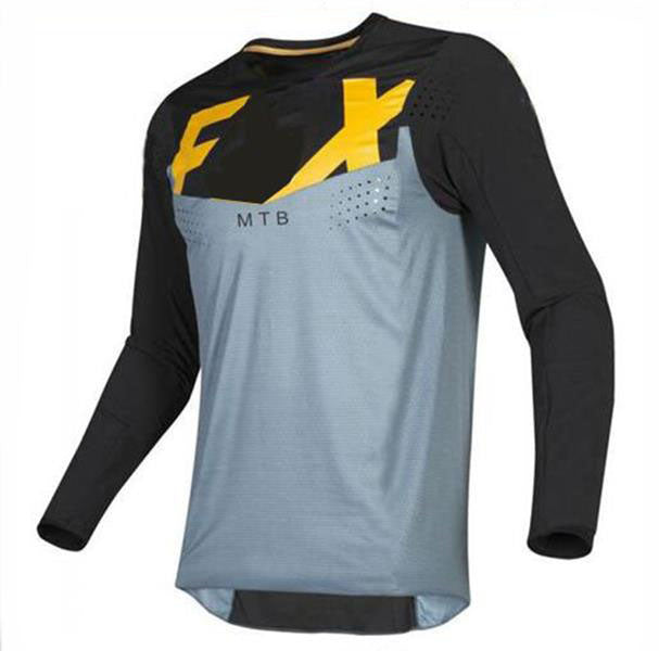 Hot-selling tide brand speed drop suit outdoor riding long-sleeved polyester quick-drying T-shirt men&#039;s jacket mountain bike couple cycling