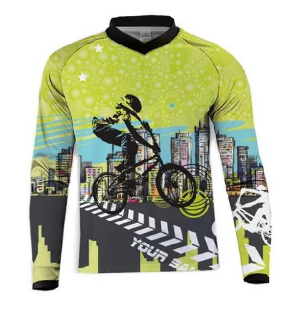 2021 men&#039;s motorcycle riding suit polyester quick-drying long-sleeved off-road shirt bike speed surrender shirt T-shirt motorcycle racing su