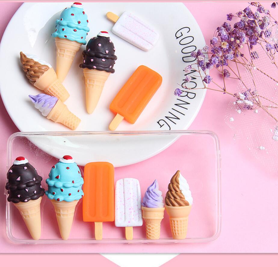 Jewelry accessories Craft Tools DIY resin simulation extra large cone ice cream accessorieses creative food and play mobile phone shell refrigerator