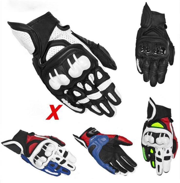 Cross-country motorcycle anti-fall racing tide brand leather gloves, breathable winter and summer seasons, motorcycle rider equipment gloves