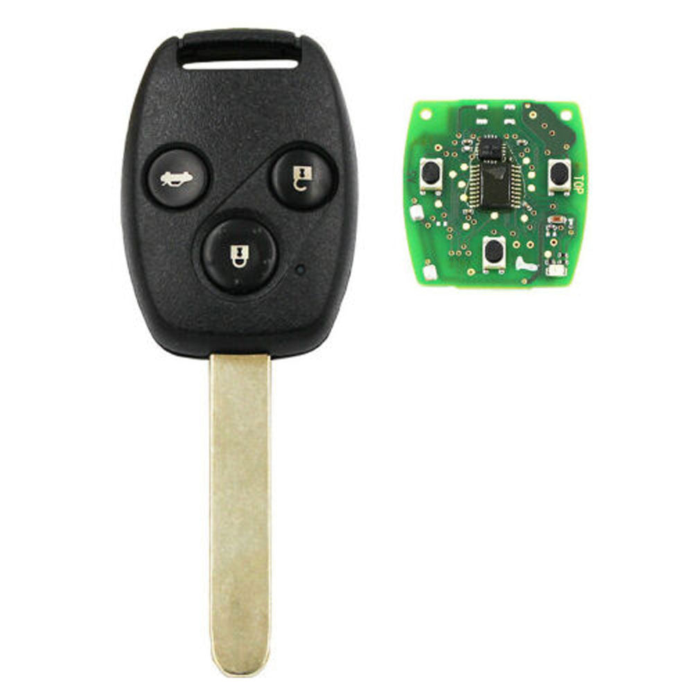 3 Button Remote Car Key 433MHz with ID46 Chip for Accord Civic 2008-2012