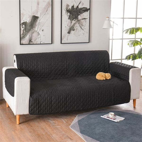 Sectional Sofa Couch Cover Removable Pet Dog Kids Mat Armchair Furniture Protector Armrest Couch Covers Slipcovers 1-2-3 Seat 201222