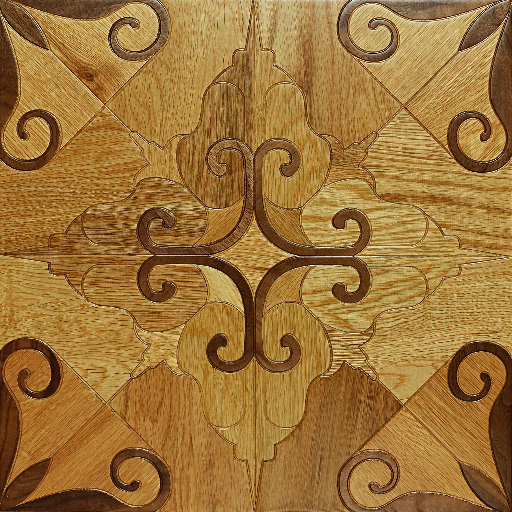 Oak floor decoration hardwood Wall sticker rugs designed parquet flooring tile living room decor woodworking solid furniture medallion inlay art cla