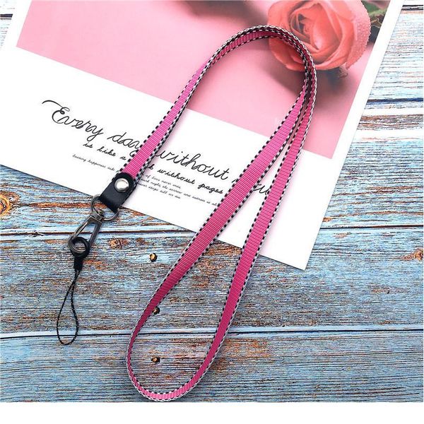 Nylon Simple Cell Phone Mobile Chain Straps Keychain Charm Cords Diy Mobile Phone Straps Lanyard For Keys Pho qylxxN