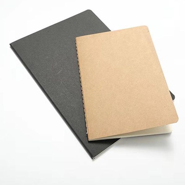 A5 kraft paper line book blank hand-painted book retro sketch book kraft paper agenda notebook school school supplies office supplies