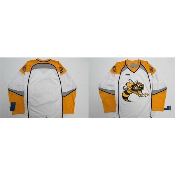 Rera Men real Full embroidery # 2016 Cheap black grey Customize OHL Sarnia Sting Authentic Hockey Jersey or custom any name or number Jersey