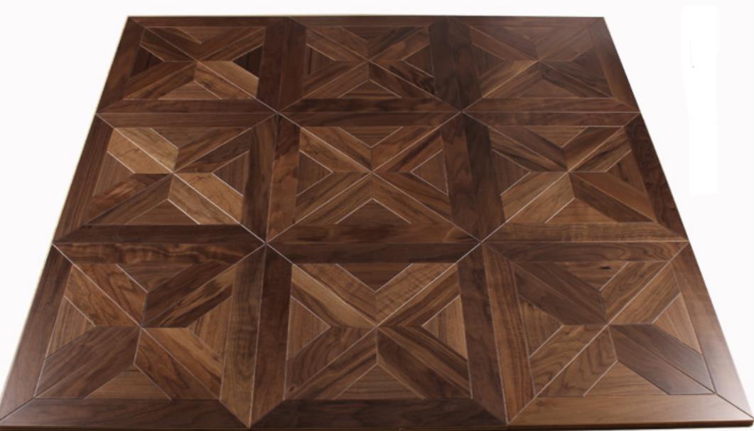 Black Walnut flooring parquet tile furniture PVC Backdrop Bedroom Walls Living room TV Wooden ceiling siding Small box floor Mosaic timber marquetry
