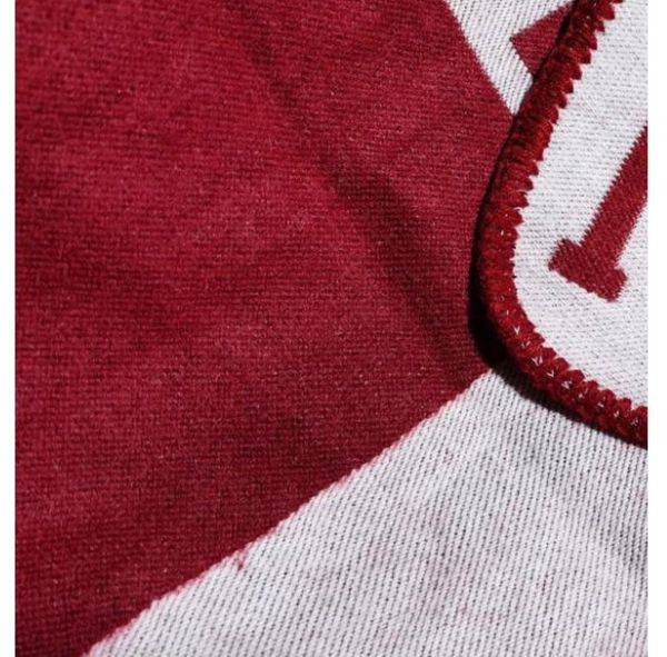 Imitation Letter Cashmere Blanket Soft Wool Scarf Shawl Portable Warm Plaid Sofa Bed Fleece Knitted Throw Towell Cape Pink Blanket