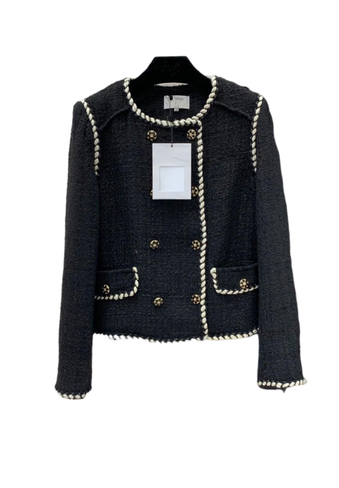 2022 Spring Autumn O Neck Long Sleeve Women&#039;s Jackets Luxury Coats Brand Same Style Outerwear 1226-1