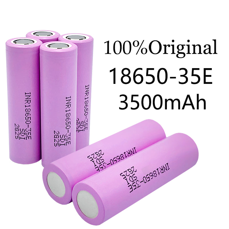 35E original power 18650 lithium battery 3500mAh 3.7v 25A high power INR18650 for electrical tools
