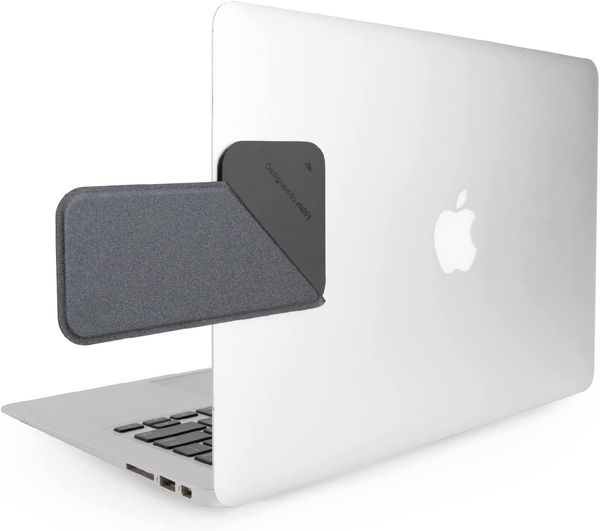 Snap Phone Holder for Laptop, Foldaway Laptop Top-Side Mount, Portable Monitor Laptop Expansion Stand for Dual Screen Setup On The Go, Starr