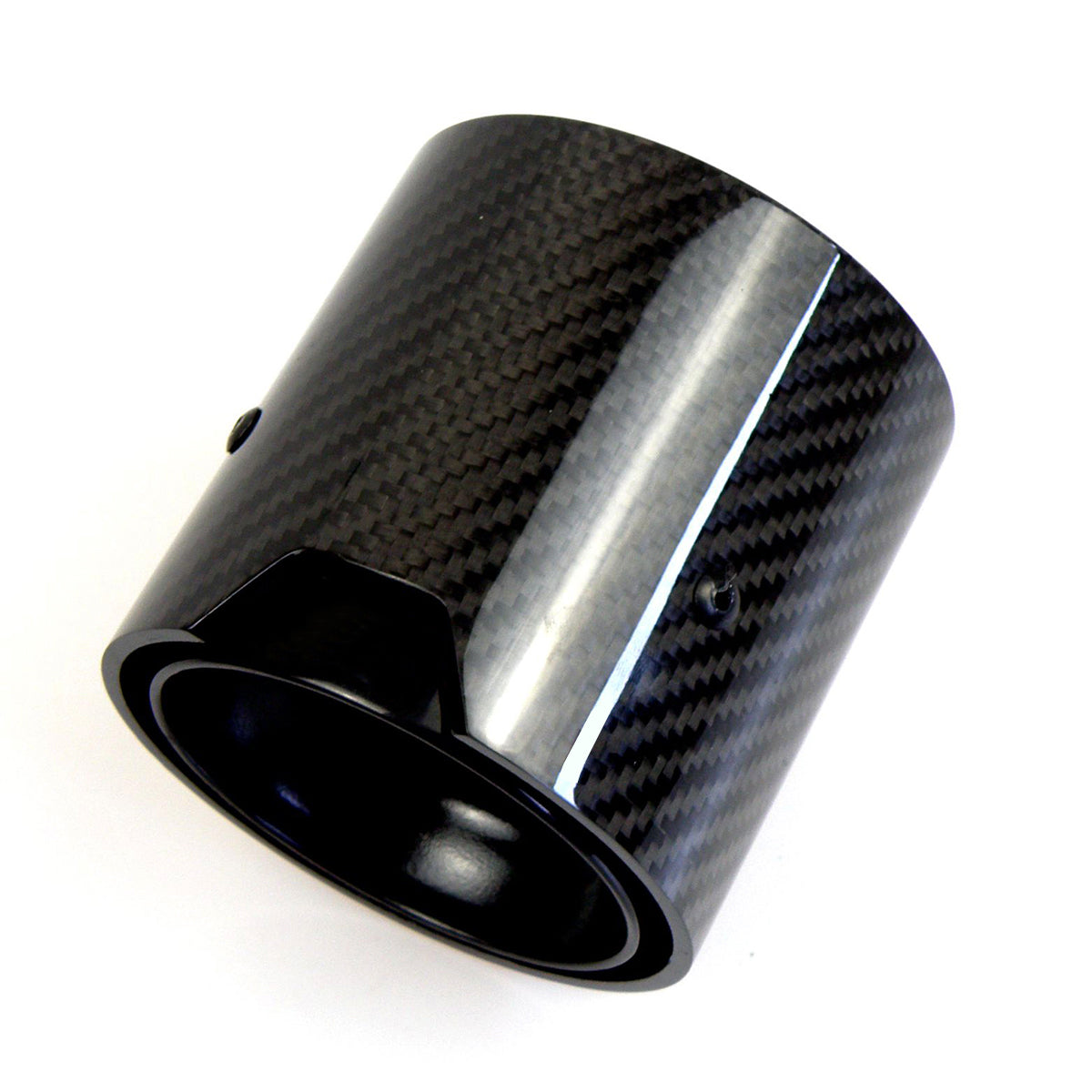 Carbon End Pipe M logo Carbon fiber Exhaust Tip for BMW F87 M2 F80 M3 F82 F83 M4 Black Glossy Stainless Steel