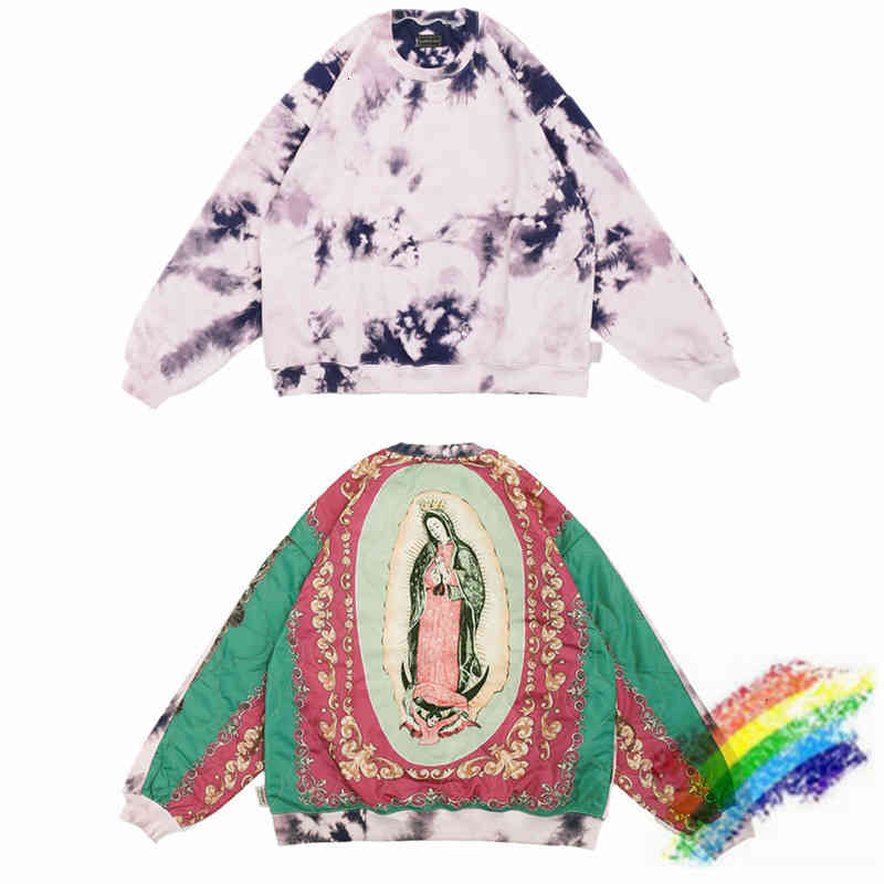 Heavy Fabric Tie-dyed Kapital Sweatshirts 1:1 Best Quality Fashion Casual Crewneck Hoodie Rbj7