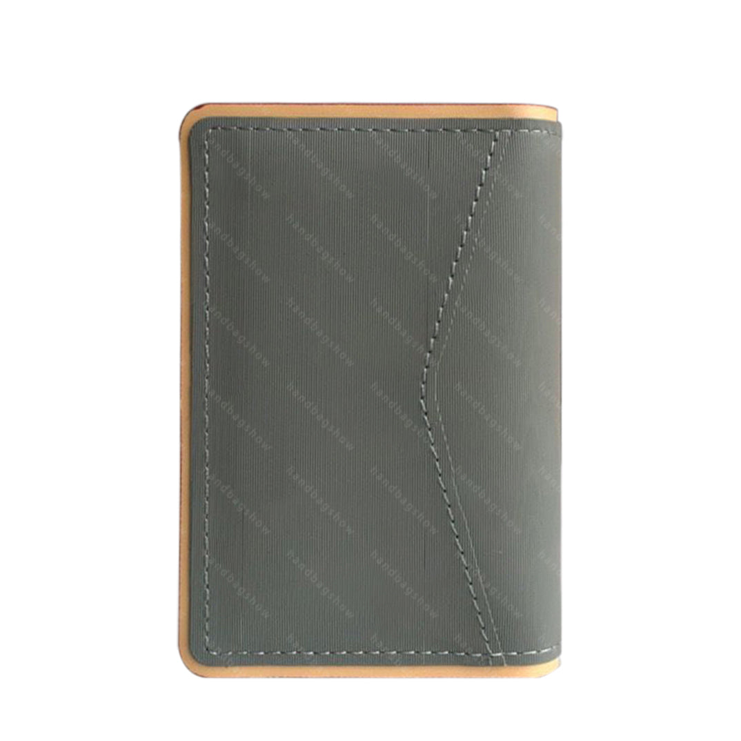 Card Holders wallet Pures Famous Brand Canvas Men Women Wallets Designer Man Woman Pocket Short Purse With Laser printing with box dustbag cardholde