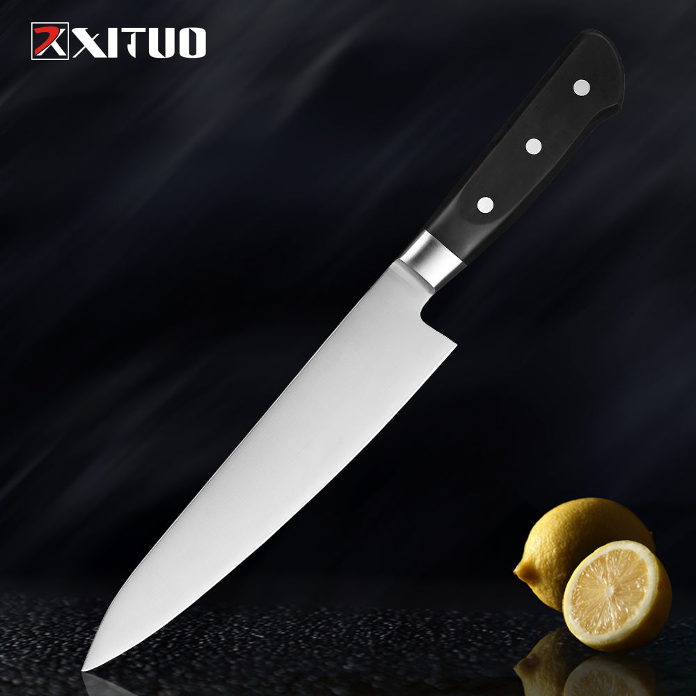 XITUO Chef Knives 8.5&quot;inch Japanese Stainless Steel Sharp Kitchen Knife Utility Knife Santoku Filleting Cleaver Slicing Tools