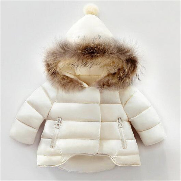 New Children&#039;s Outerwear Winter Hooded Coat Kids Clothes Toddler Boy Girl Warm Thick Jacket 4538
