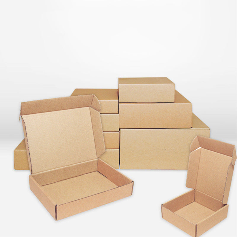 Kraft Paper Box 10pcs-lot Brown Post Craft Pack Boxes Packaging Storage Kraft Paper Boxes Mailing Box
