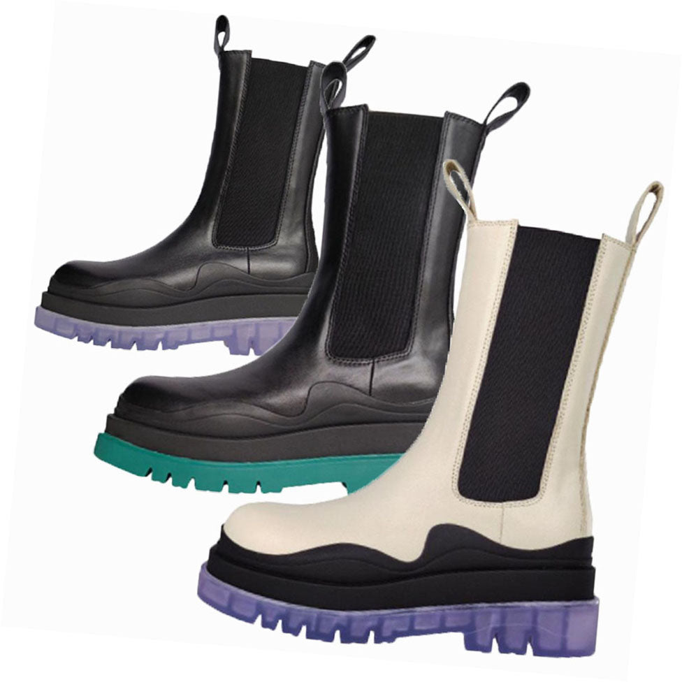 2021 new fashion brand booties TIRE BOOTS women platform chunky boot lady boot luxury designer women boots Mid-Calf designer boots 35--40