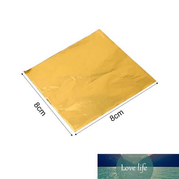 8x8CM DIY Food Aluminum Foils Paper Chocolate Candy Packaging 10 Colors Party Birthday Wrapper Foil Paper Sticker