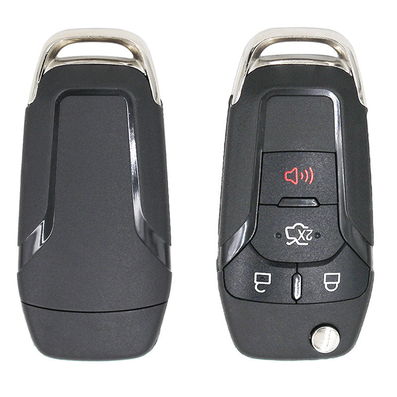 4Buttons Flip Remote Key Keyless Entry Fob 315MHz with 49 chip Hitag Pro Fit for Ford Fusion 2013-2015 FCC ID: N5F-A08TAA HU101