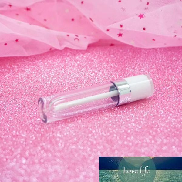 s 5ml Transparent Plastic Lipgloss Bottles Cosmetic Eyelash Split Containers Empty Rose Gold Lipstick Refillable Bottles