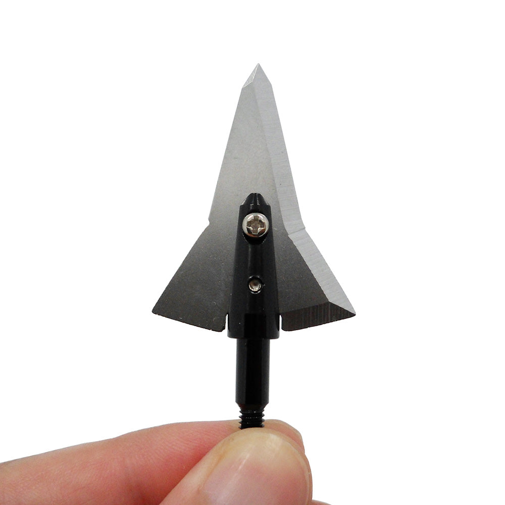 Archery Hunting 125 Grain Steel Arrowheads Compound Bow Crossbow Arrow Screwed Points 1.2 &quot; Cut Diameter