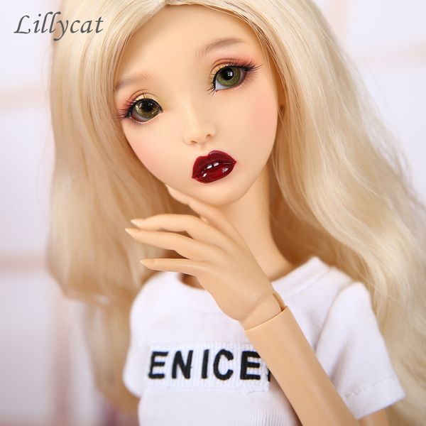 1-4 Lillycat Ellana Doll BJD Lune Body Model Girls Toys High Quality Figures Gold Healthy Female Dolls chinabjd LJ201031