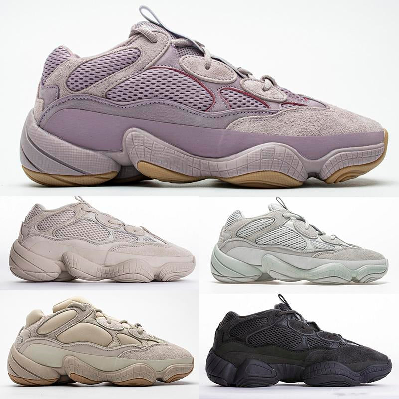 2019 500 salt Blush Utility Black Desert Rat 500 Super Moon Yellow running shoes sneaker trainer free shipping wholesale price