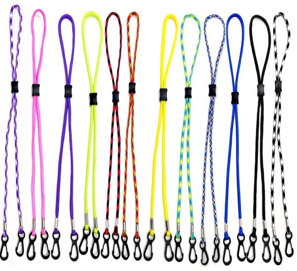Lanyards For Face Mask With Clasp Rope Neck Strap Chain Buckle Cord For Mouth Covering Adjustable 12 colors for chose