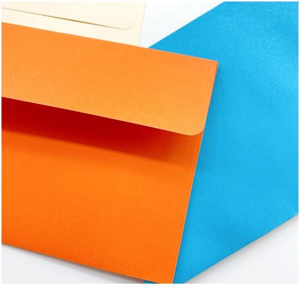 10pcs Candy Color Kraft Paper Envelope 14 Selections Blank Big Envelopes Greeting Cards Wedding Invitation Gift jllozp