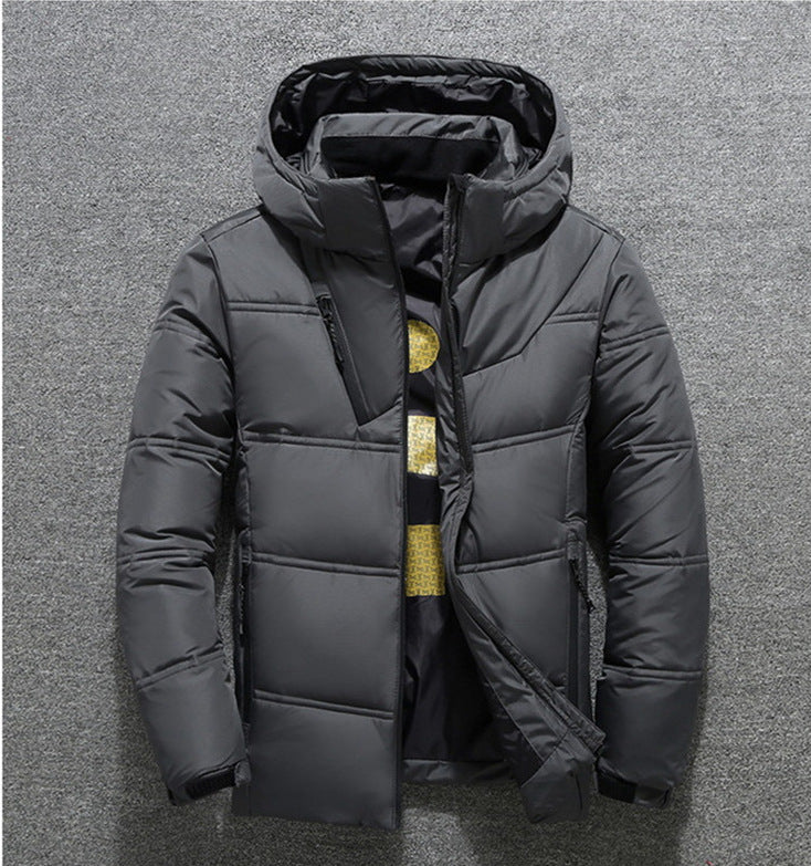 New Winter Men Down Jackets Parka keep Warm down Coat Softshell Hats thick outdoor outerwear mens jacket M-3XL