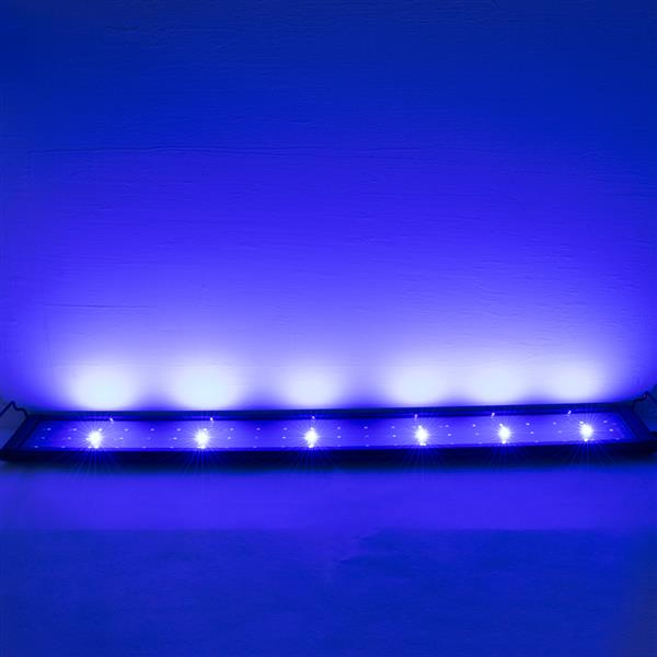 New styles 18W 66LED Full Spectrum Sea Coral Lamp light 35.43inch Black long-lasting brightness (Suitable For 35.43-43.3inch Long Aquarium)